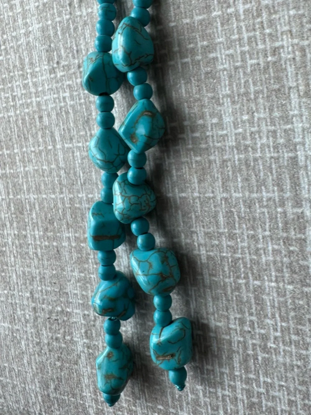 NWOT Polo Ralph Lauren Turquoise Wrap Necklace